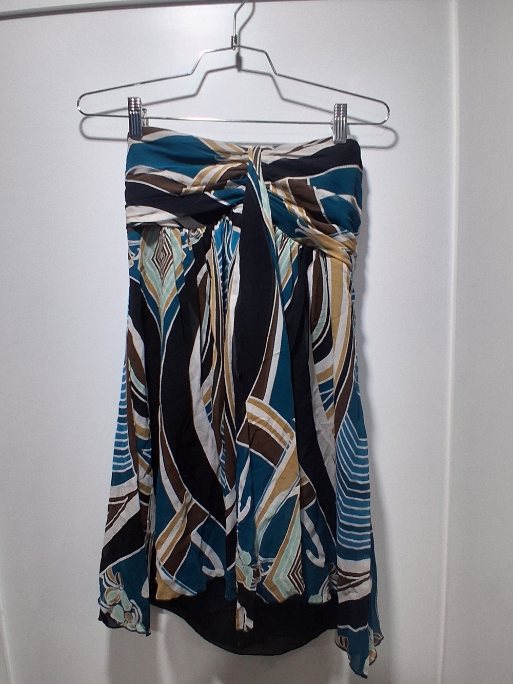 Express Y3K Strapless Mini Dress 6